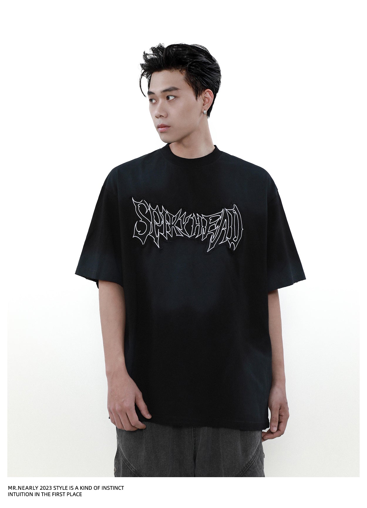 アメカジの廃墟風Tシャツ inloop015
