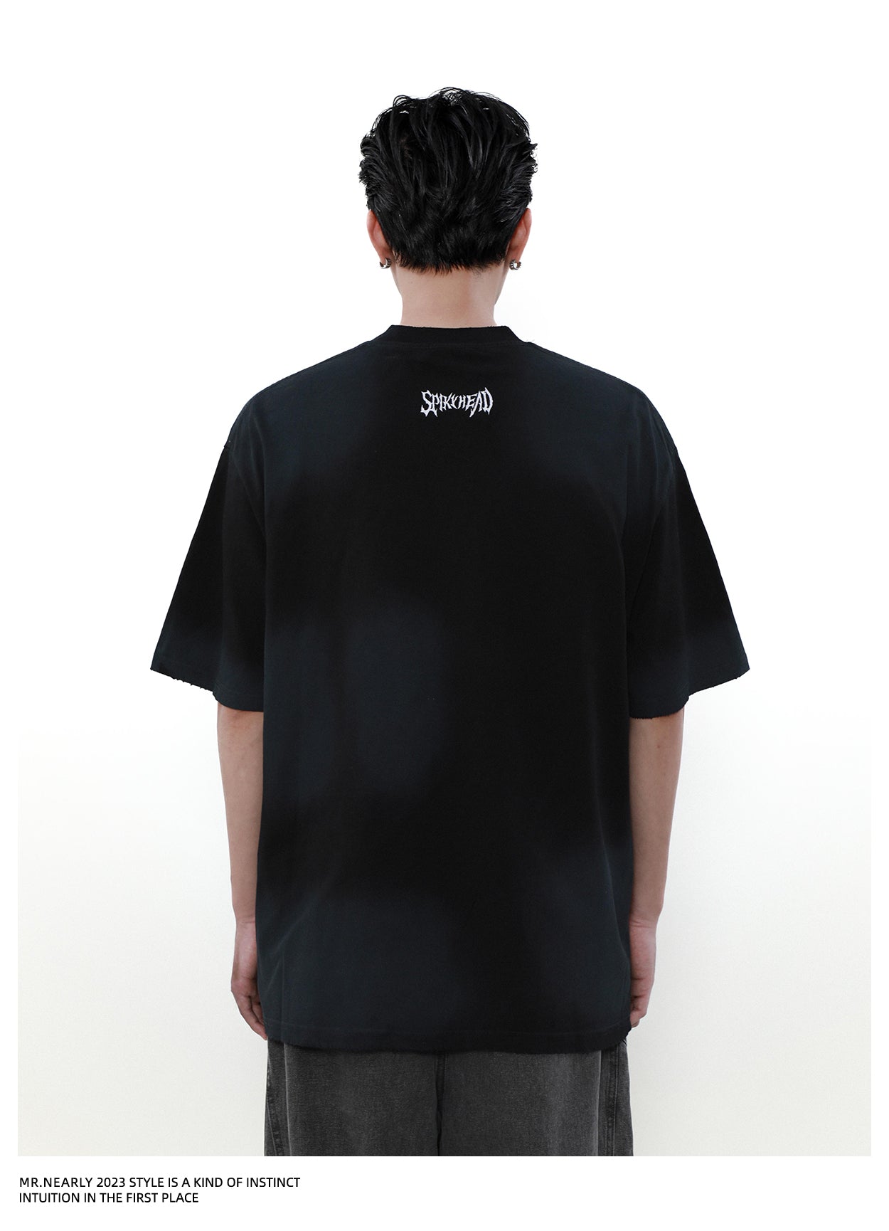 アメカジの廃墟風Tシャツ inloop015