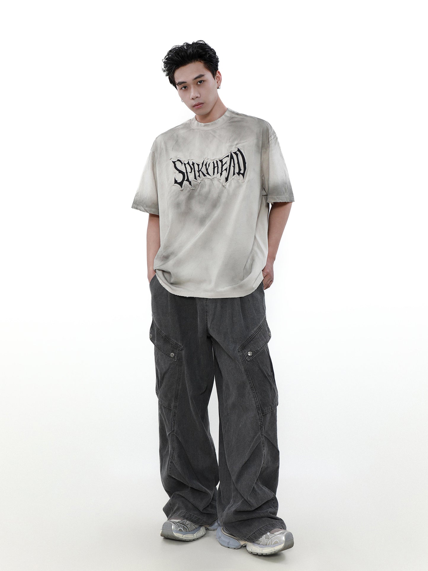 アメカジの廃墟風Tシャツ inloop015