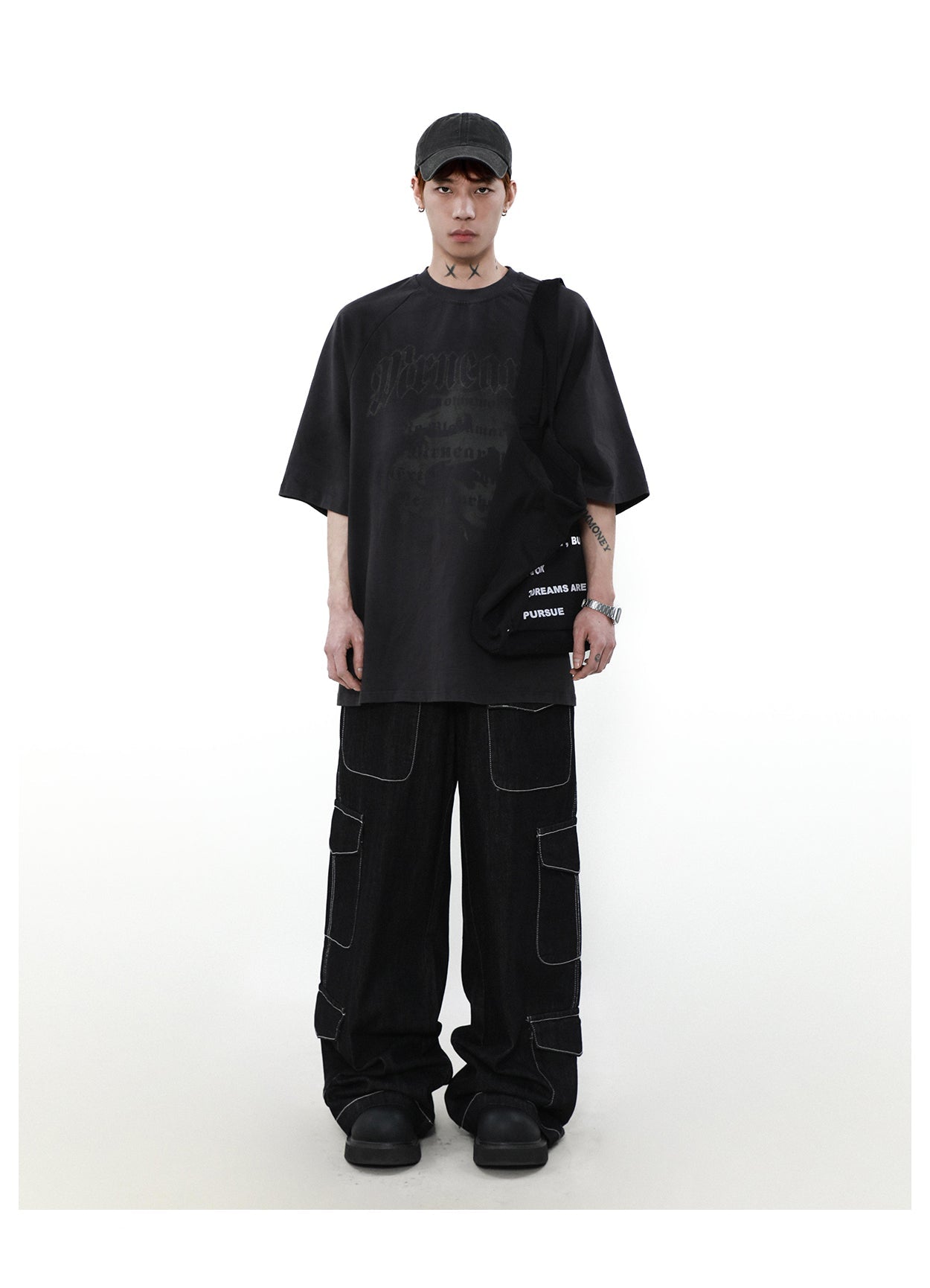 アメカジ風 Tシャツ ユニセックス inloop011