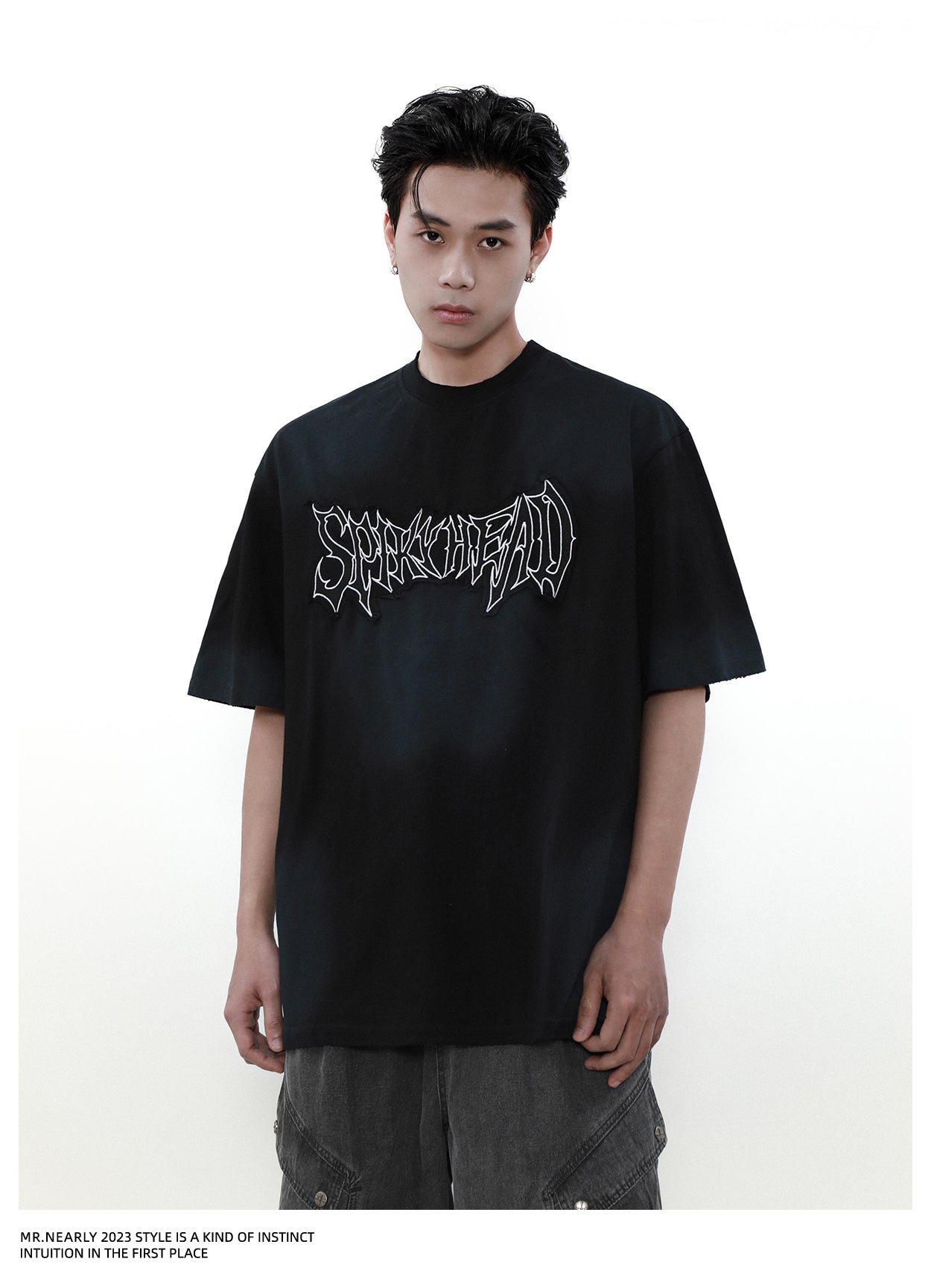 アメカジの廃墟風Tシャツ inloop015