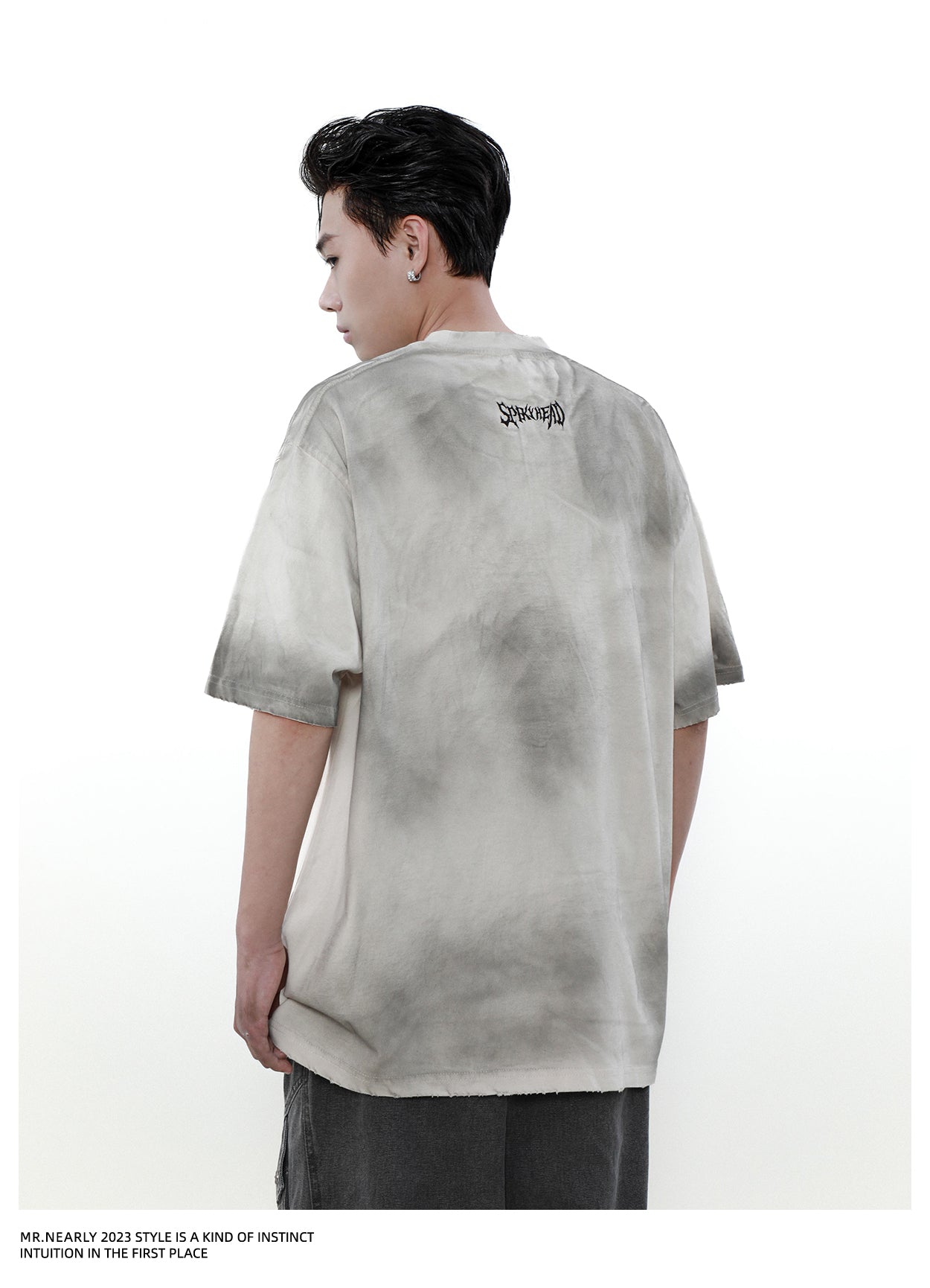 アメカジの廃墟風Tシャツ  inloop015