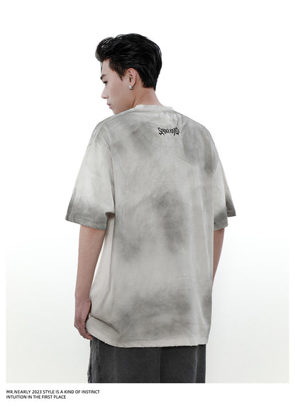 アメカジの廃墟風Tシャツ  inloop015