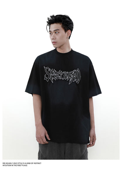 アメカジの廃墟風Tシャツ  inloop015